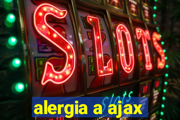 alergia a ajax